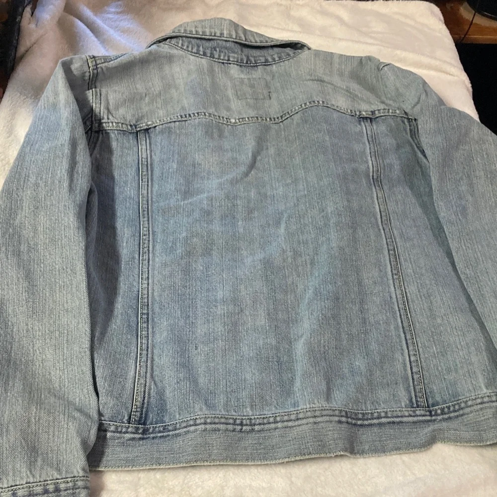 Old Navy Light Blue Denim Jacket - Women's Jean Coat - Picture 3 of 3
